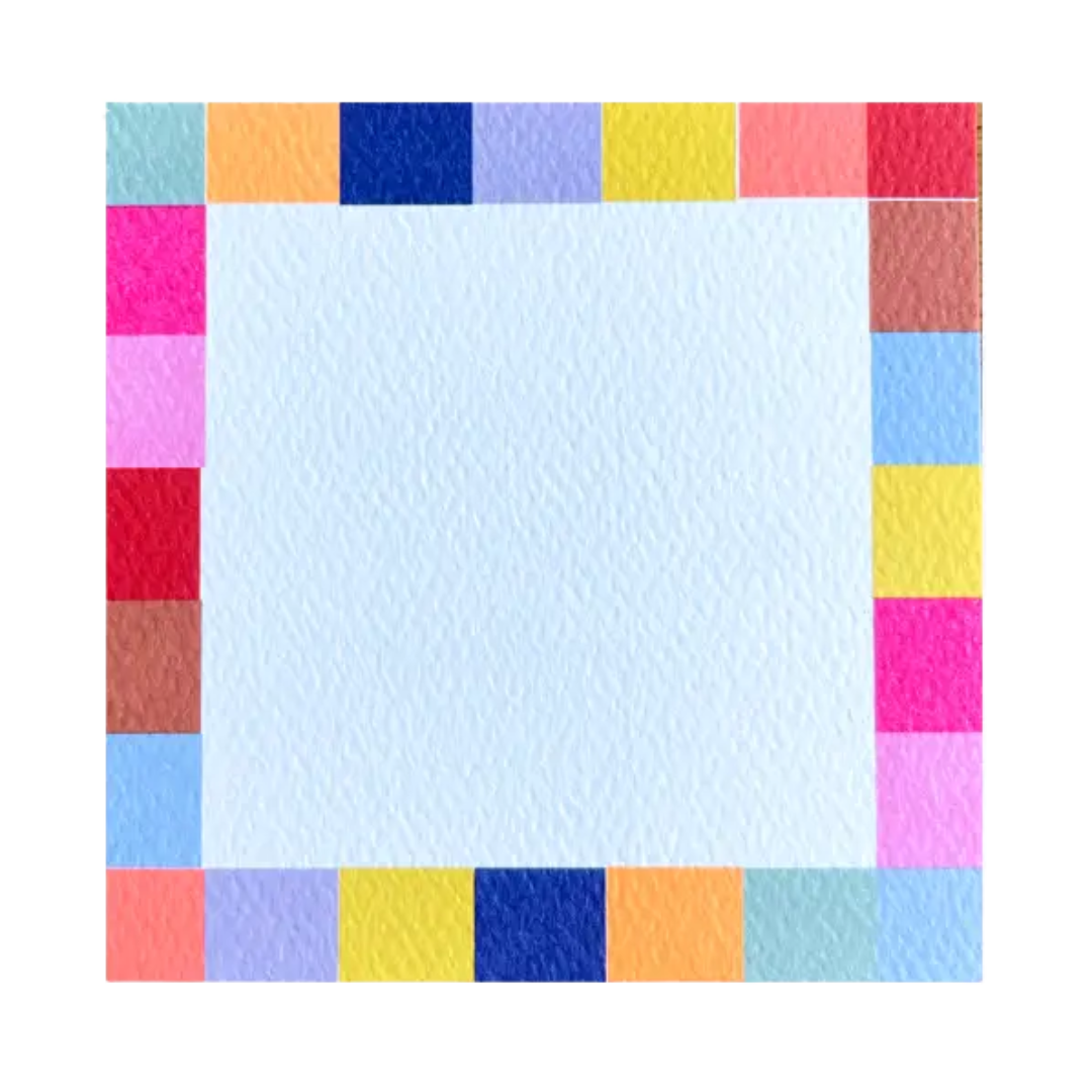 48 Pack / Checkered Square Notes