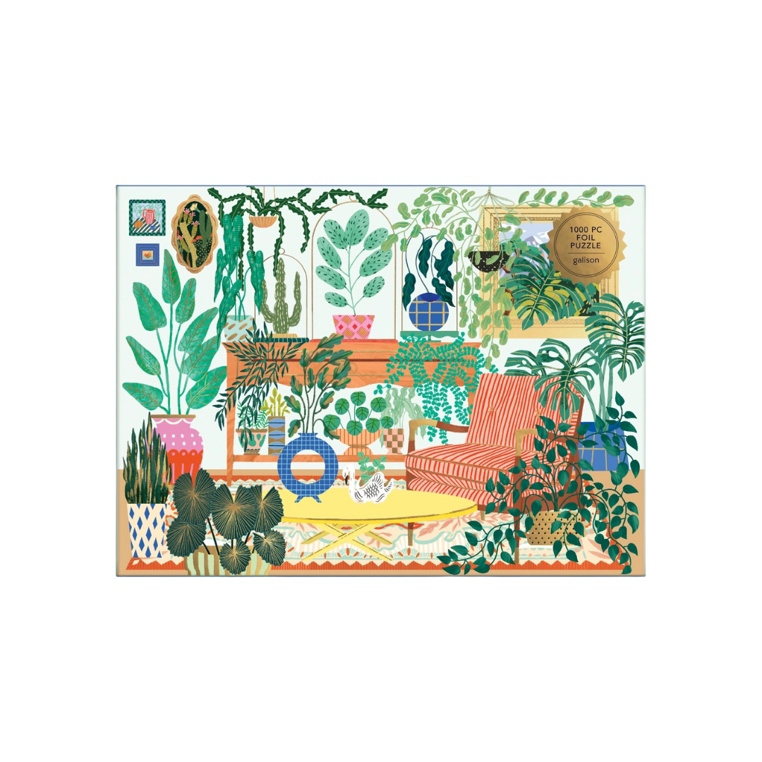 Houseplant Haven 1000 Piece Foil Puzzle