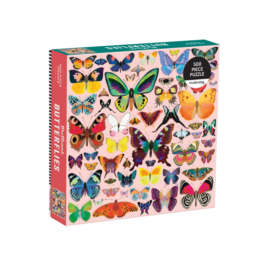 Brilliant Butterflies 500 Piece Family Puzzle