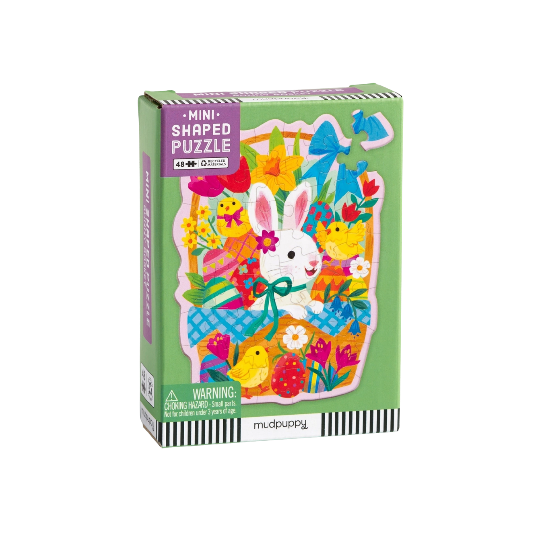 Bunny Basket 48 Piece Mini Shaped Puzzle