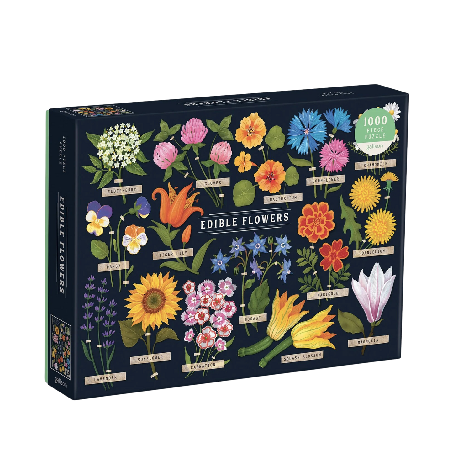 Edible Flowers 1000 Piece Puzzle