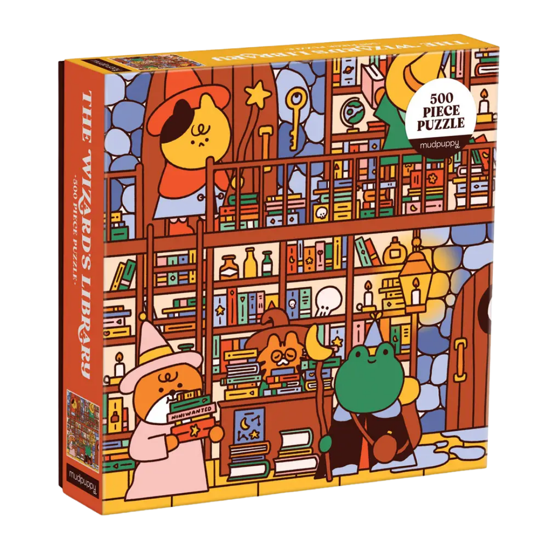 The Wizard's Library 500 Piece Puzzle