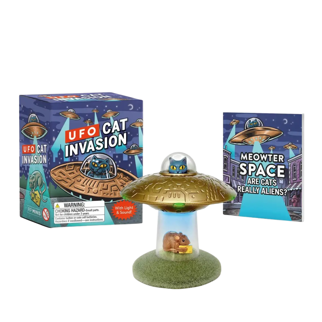 Ufo Cat Invasion: with Light and Sound!