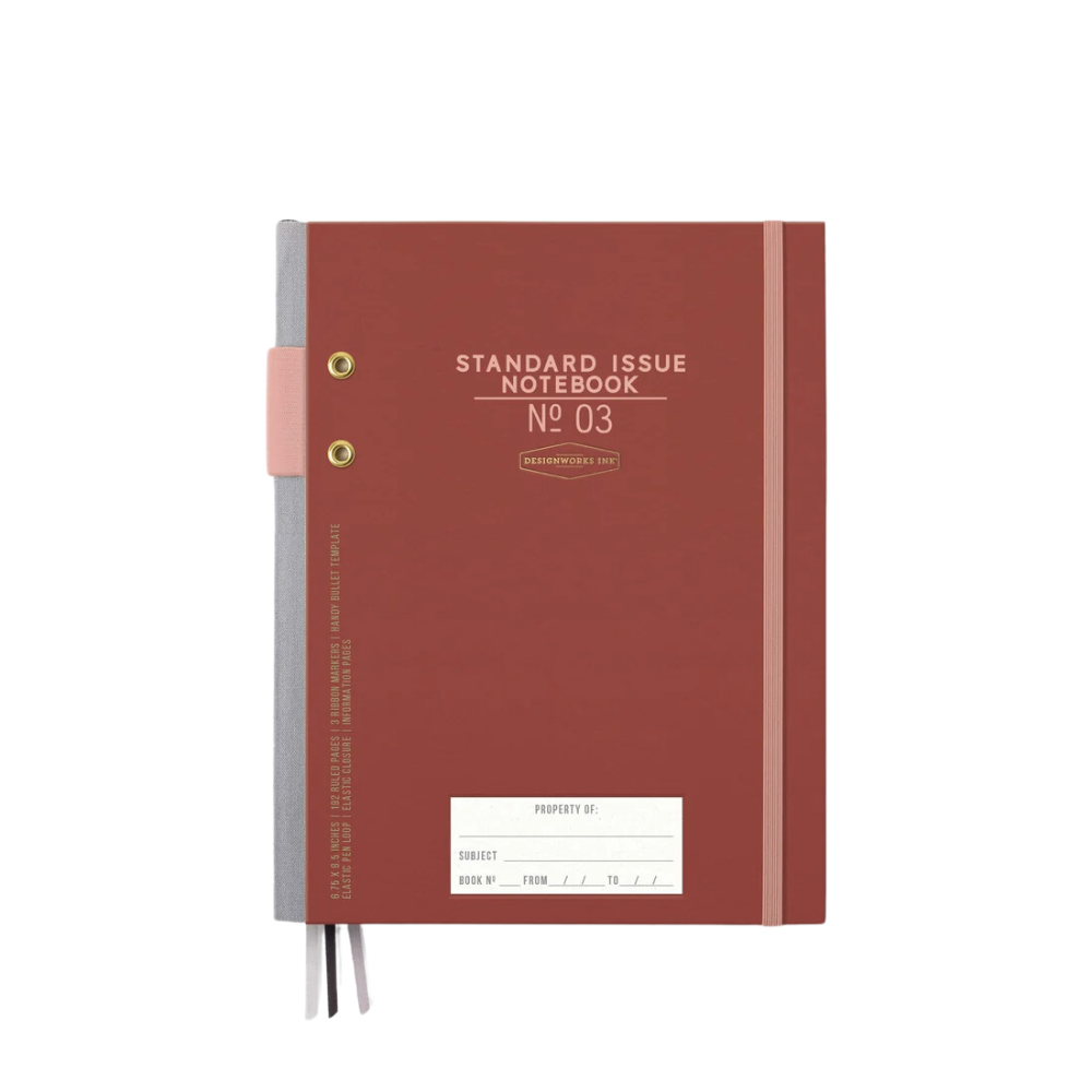 Standard Issue Planner Notebook No. 03 - Rosewood + Blush