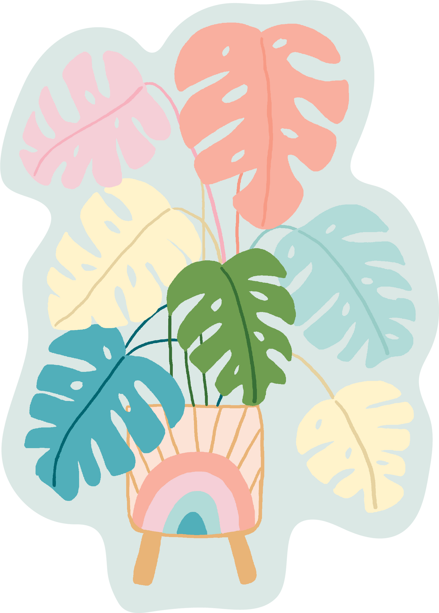 Monstera Sticker