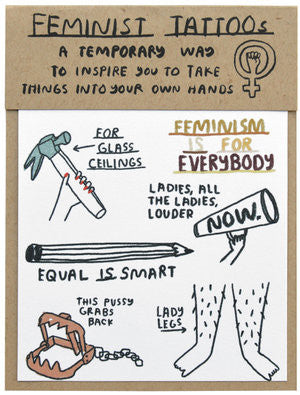 Feminist Temporary Tattoos