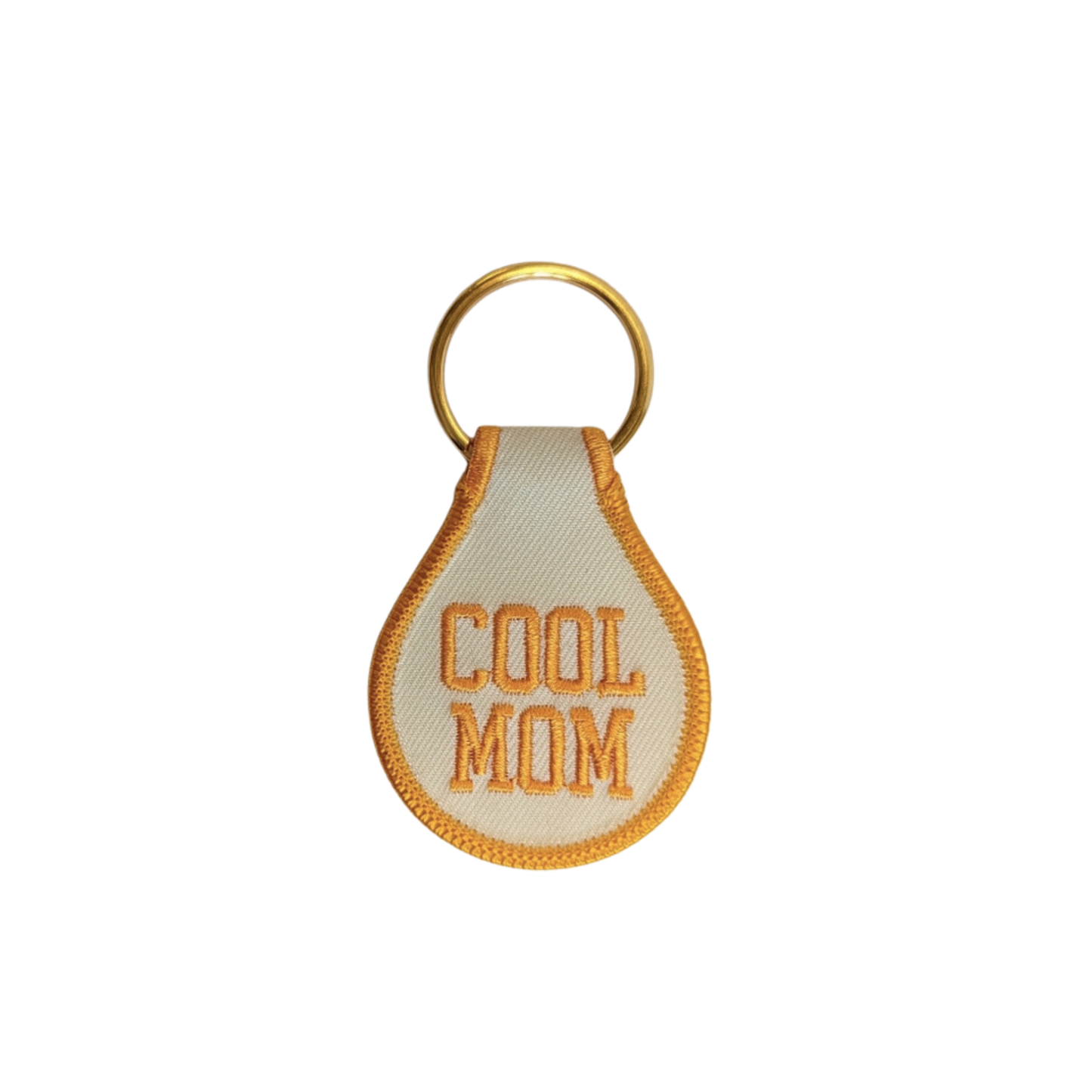 Cool Mom Embroidered Key Tag