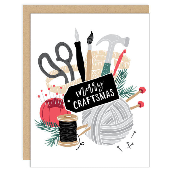 Craftsmas Holiday Greeting Card