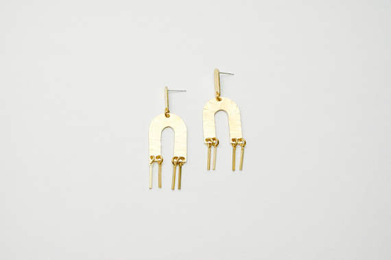 Veila Brass Earrings
