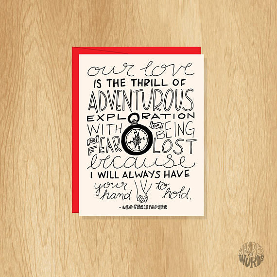 Adventure Exploration Card