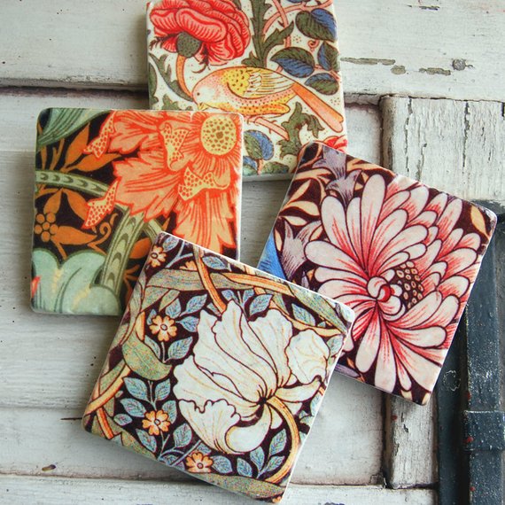Peachy, Peachy Coaster Set of 4