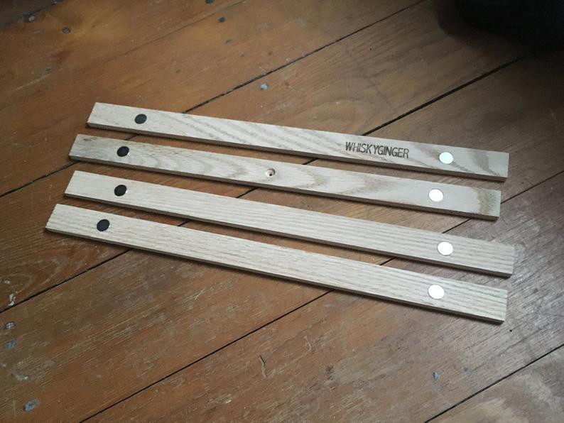 Wooden Poster Hanger - Oak 8 inches