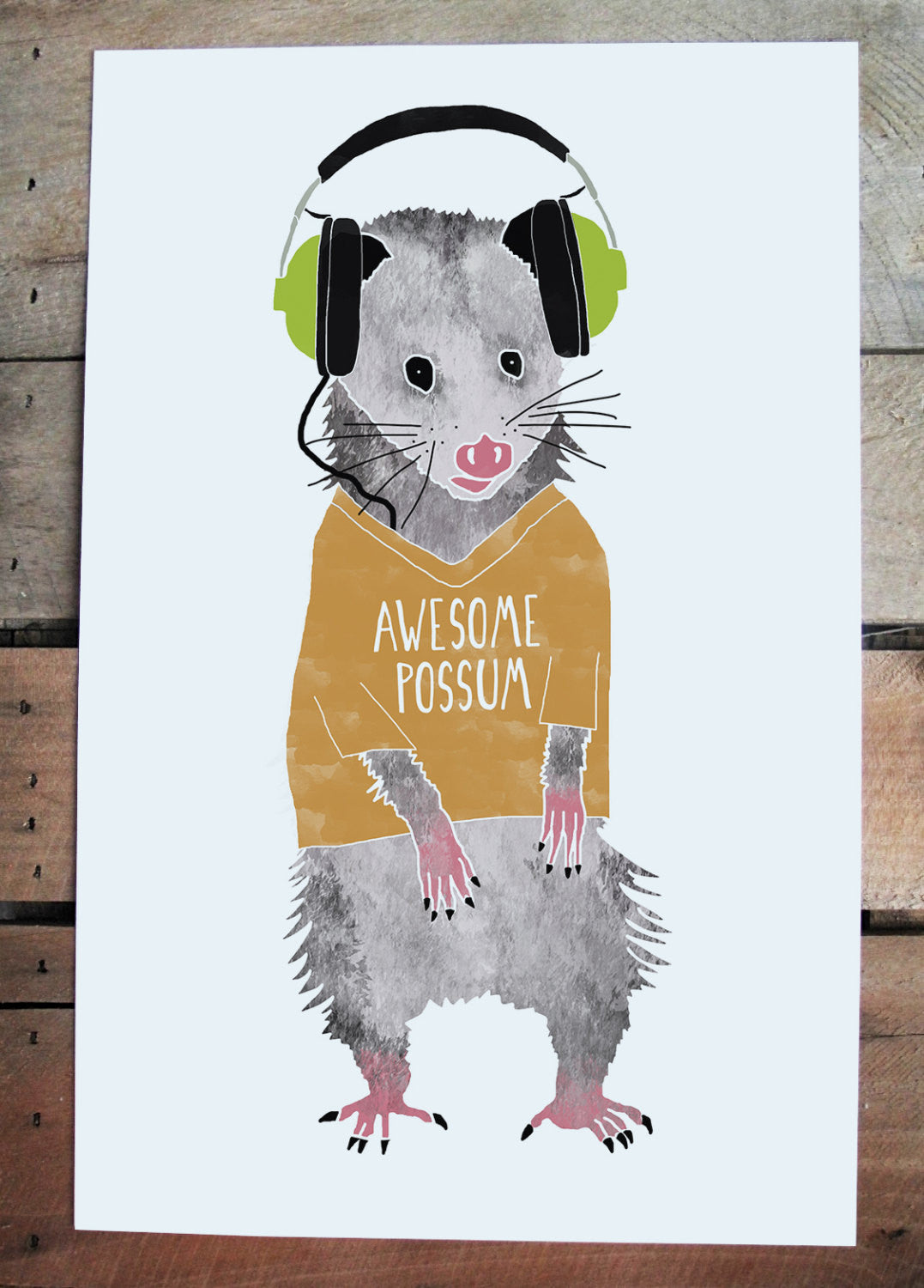 Awesome Possum Print