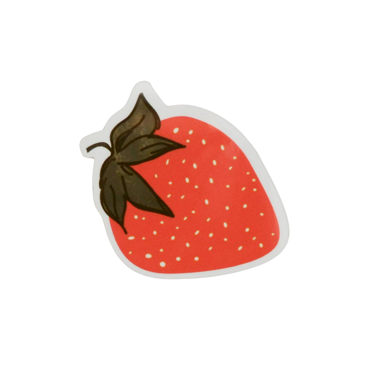 Strawberry Vinyl Die-Cut Sticker