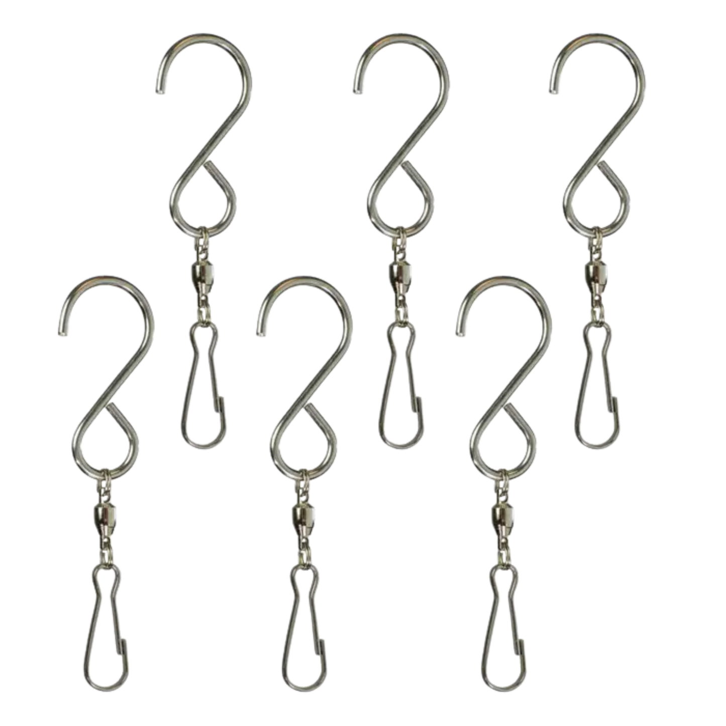 Hang-It S Hooks with Swivel - 6 Pc