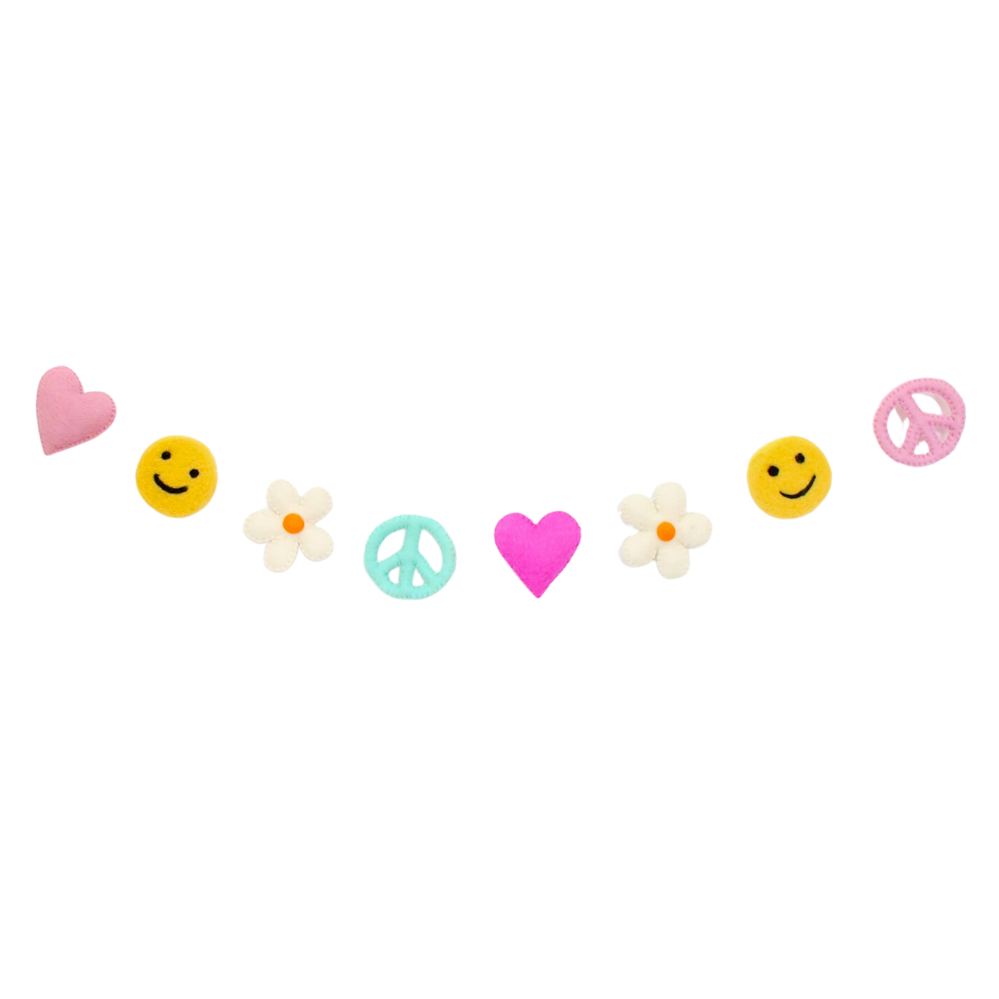Groovy Love Felt Garland