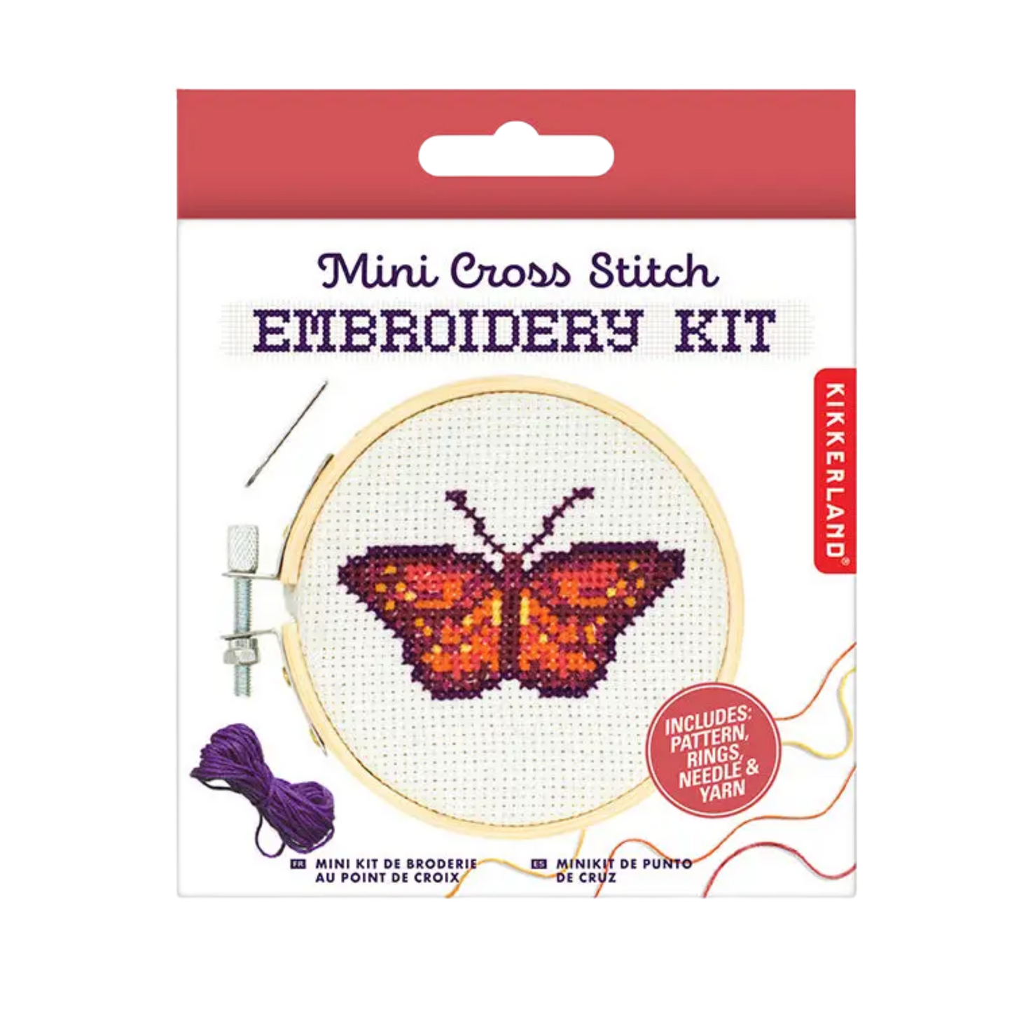 Butterfly Mini Cross Stitch Embroidery Kit