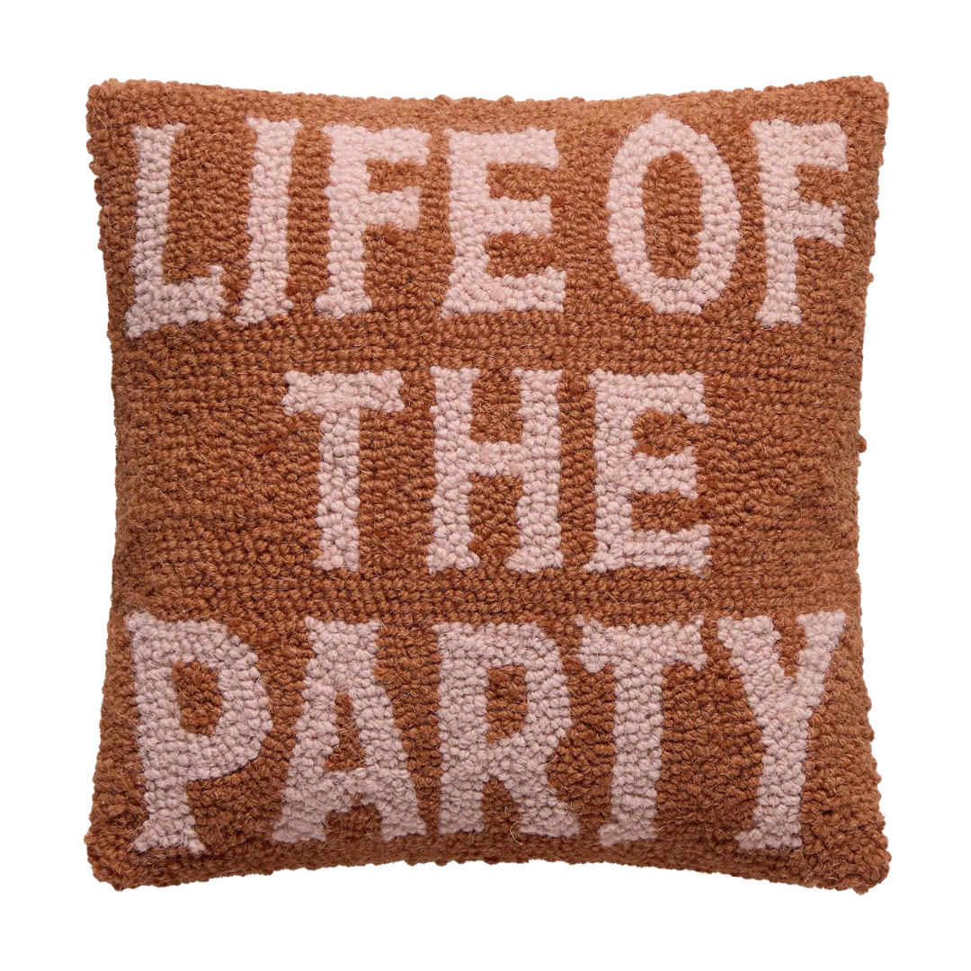 Life of the Party Hook Pillow