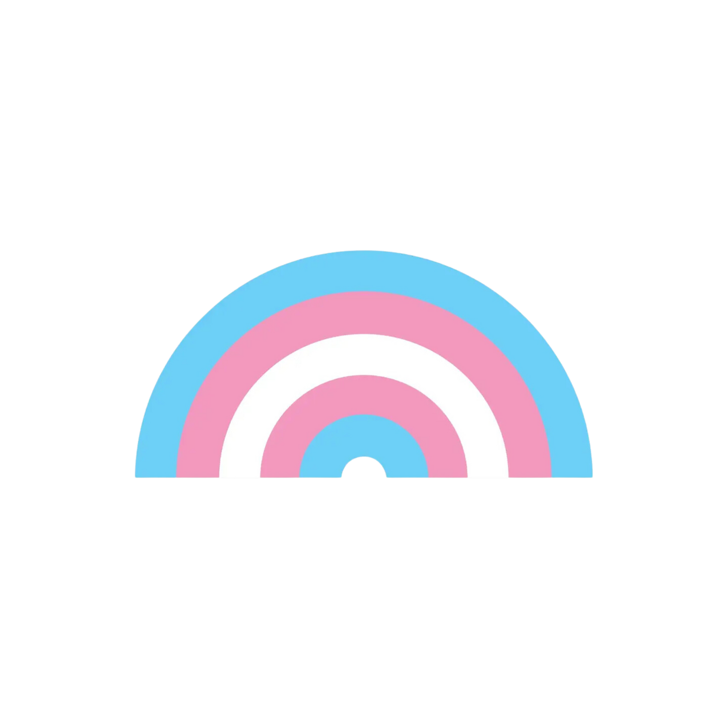 Trans Pride Rainbow Sticker