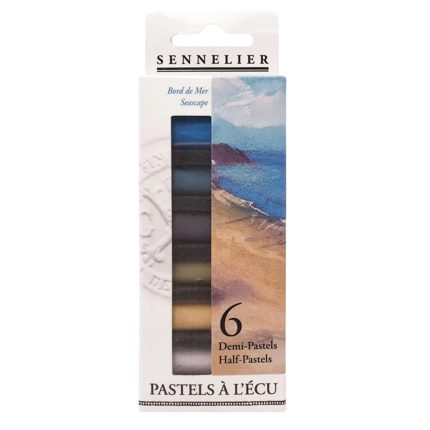 Sennelier Extra-Soft Half Pastel 6 Set, Seaside