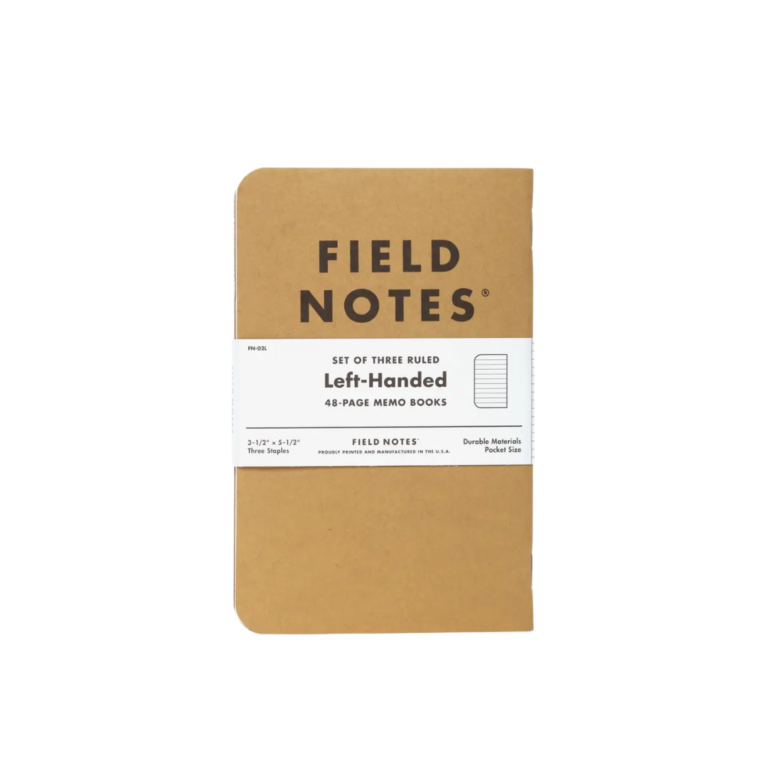 Left-Handed Notebook (3 Pack)