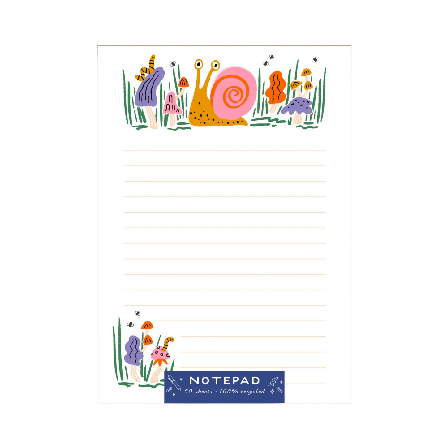 Shroomy Snail Notepad