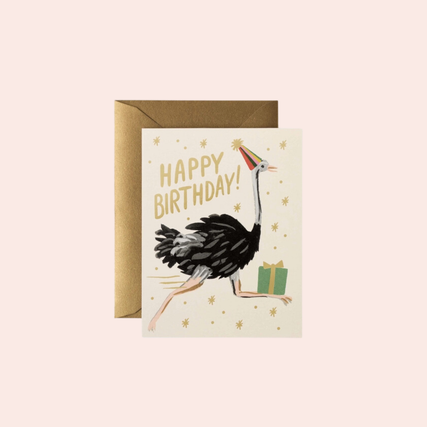 Ostrich Birthday Card