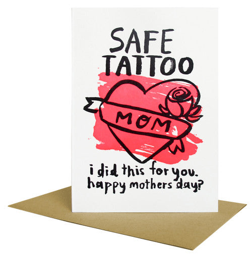 Safe Tattoo Greeting Card