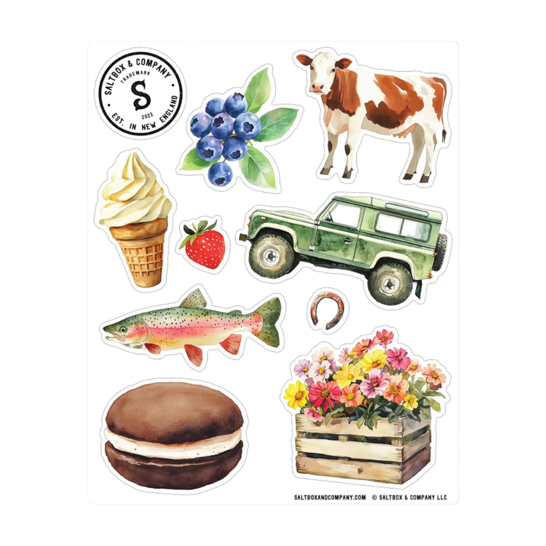 New England Collection - Sticker Sheet
