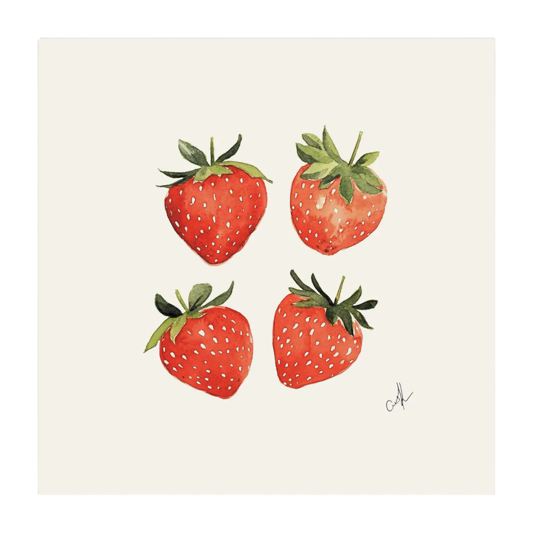 Strawberries - Unframed Art Print