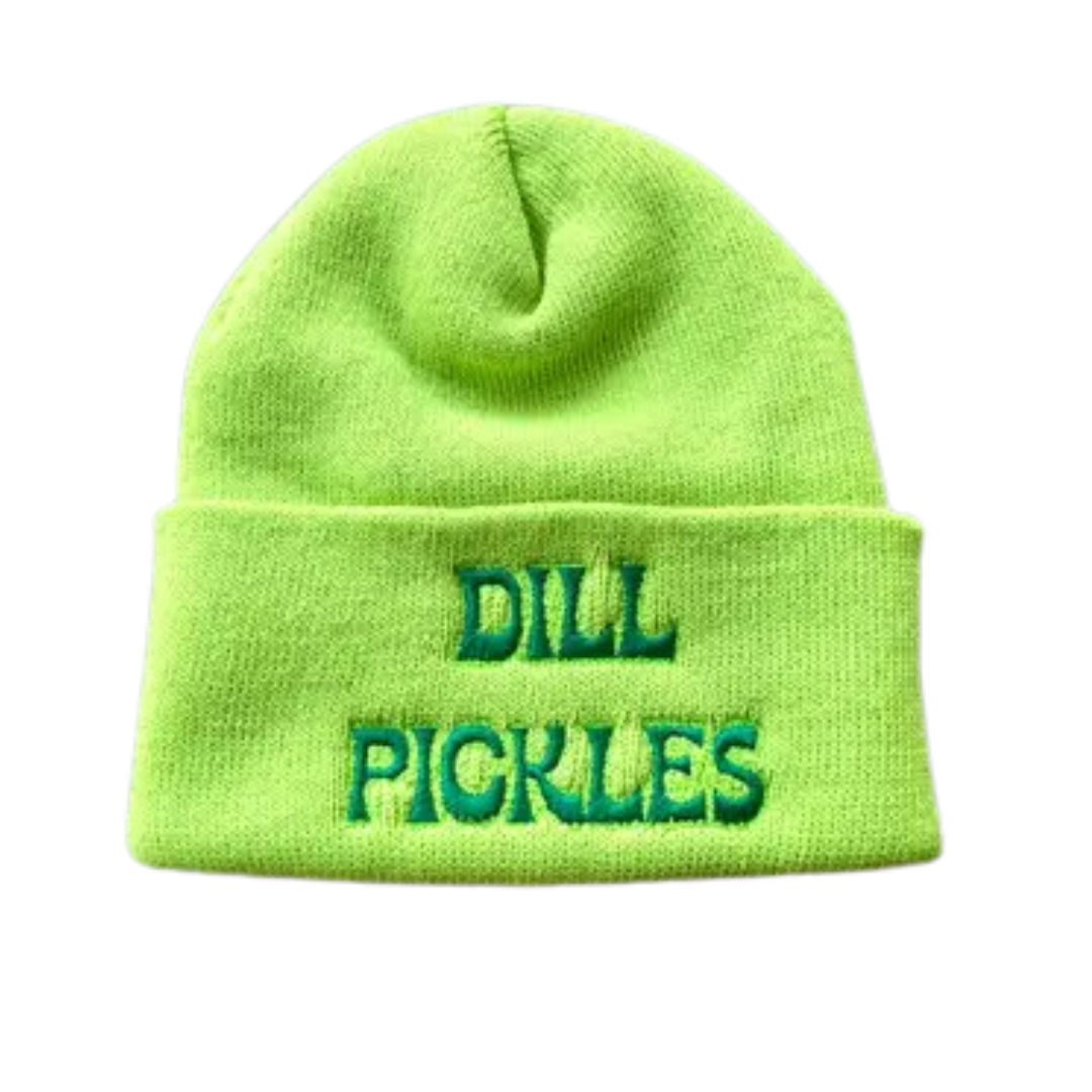 Dill Pickles Knit Beanie Winter Hat
