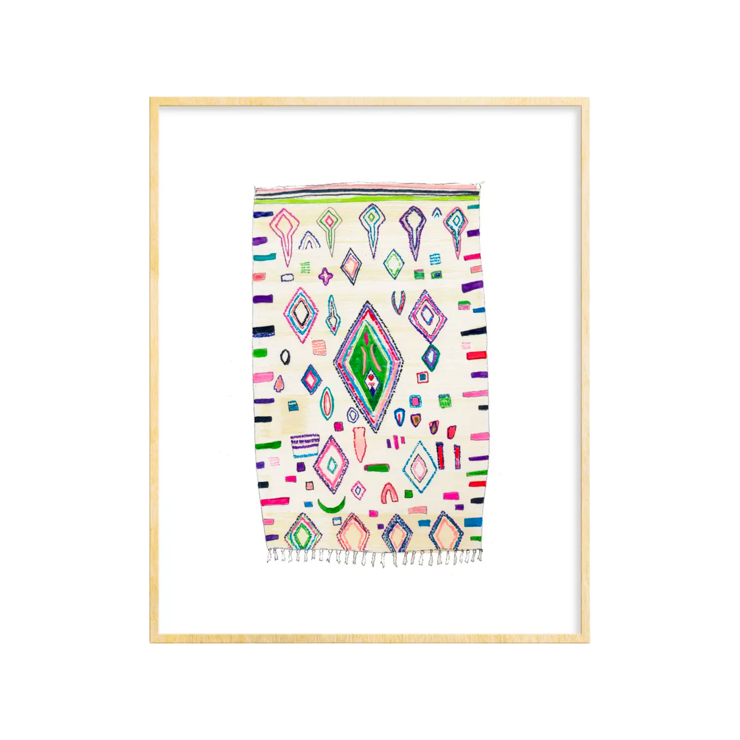 Rug #15 Art Print 8x10