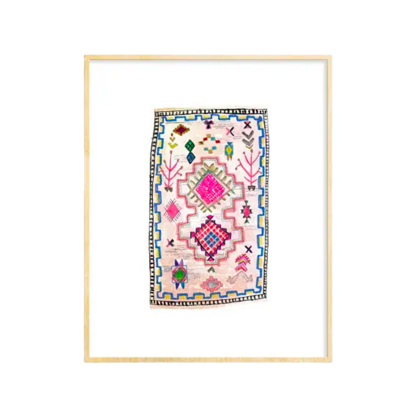Rug #9 Art Print 5x7