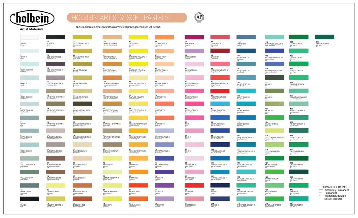 Holbein Artists Soft Pastel