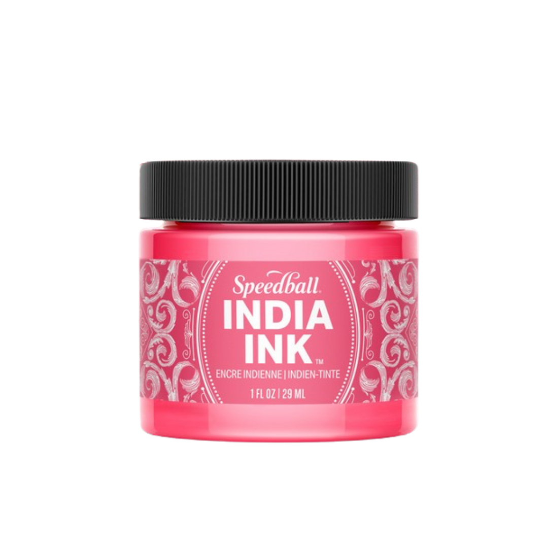 Speedball India Ink 1oz Pink Tourmaline