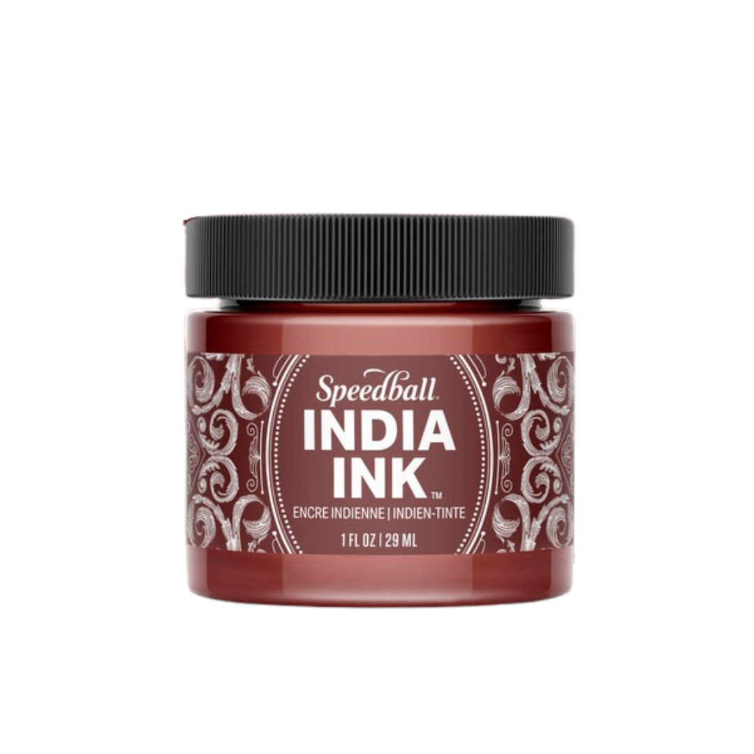 Speedball India Ink 1oz Brown Quartz