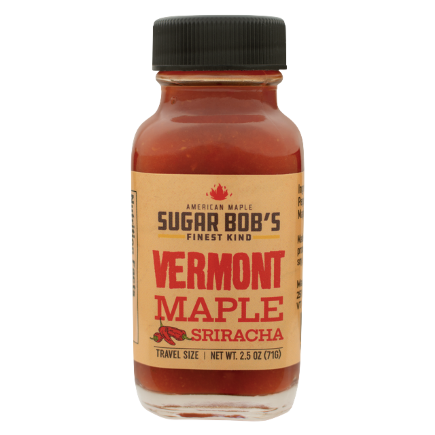 Vermont Maple Sriracha NET WT. 2.5oz