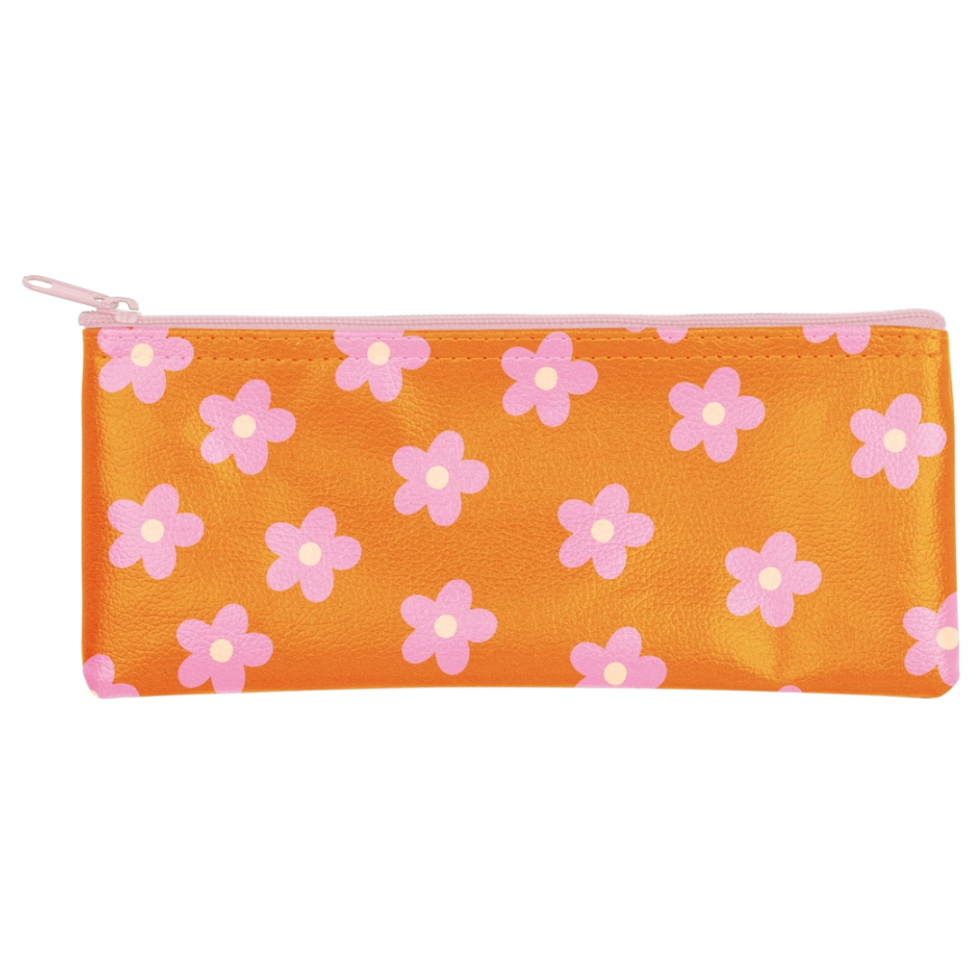 Daisy Dot Red Pouch