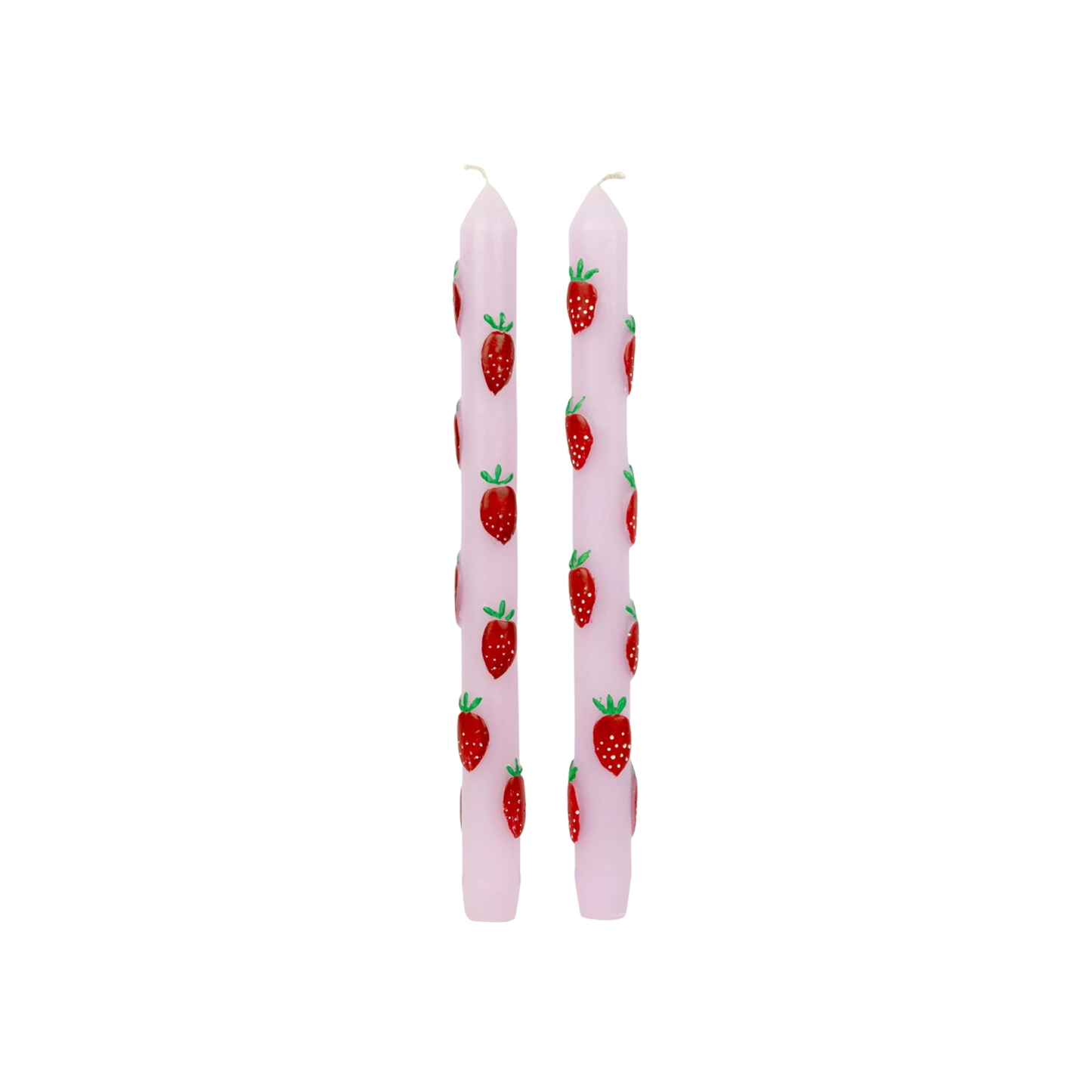 Strawberry Lilac Dinner Candles