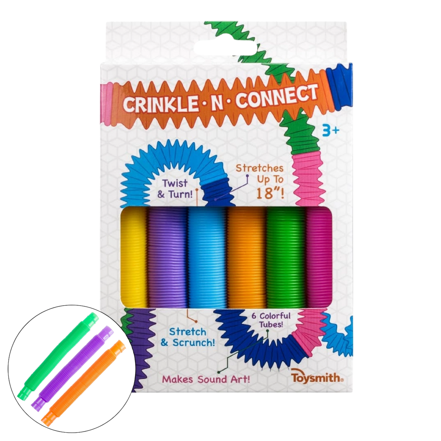 Crinkle N' Connect 6 Color Tubes