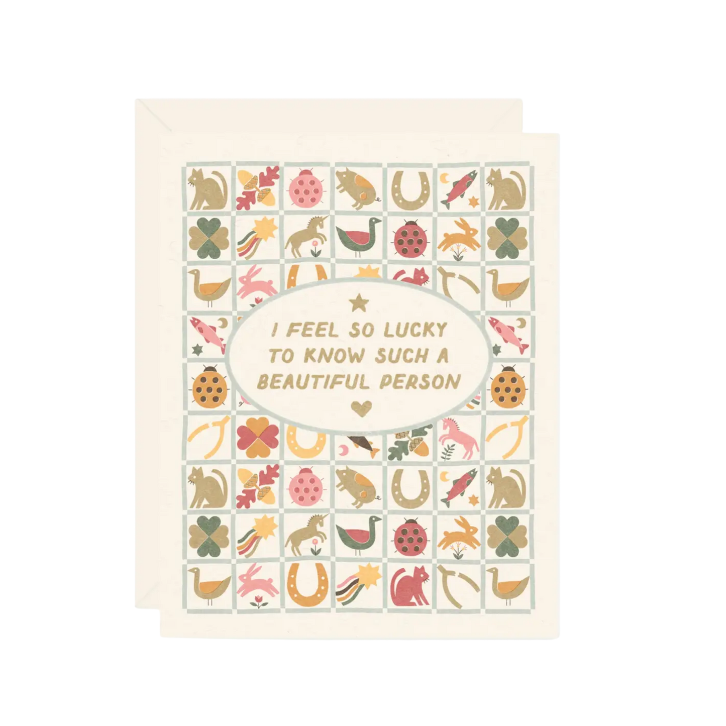 Lucky Quilt Card