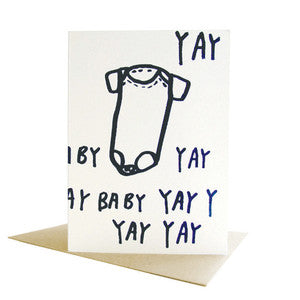 Yay Baby Greeting Card