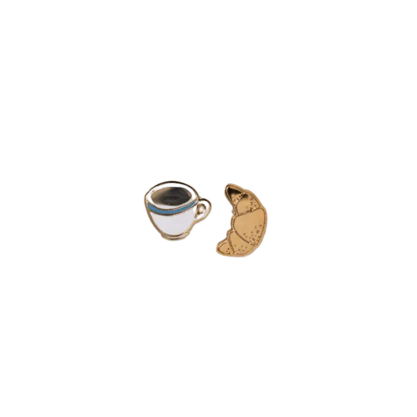 Croissant & Coffee Earrings