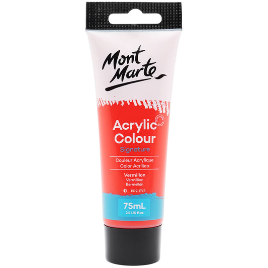 Acrylic Color Paint Signature 75ml (2.54oz): Vermillion