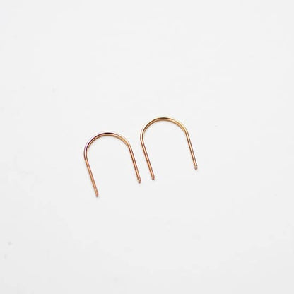 Mini Arc Minimalist Wire Earrings