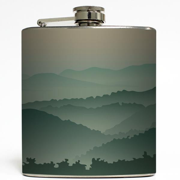 Wanderlust Mountain Flask