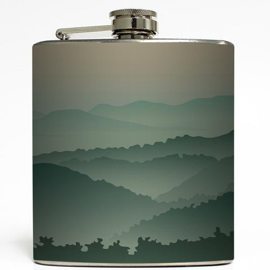 Wanderlust Mountain Flask