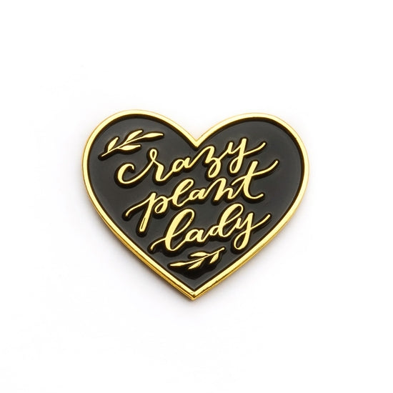 Crazy Plant Lady Lapel Pin