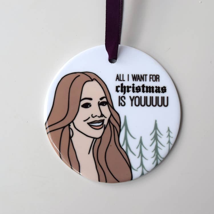 Mariah Carey Holiday Ornament