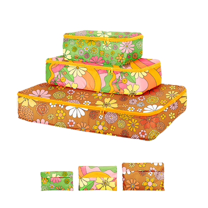 Flower Power Packing Cube Set